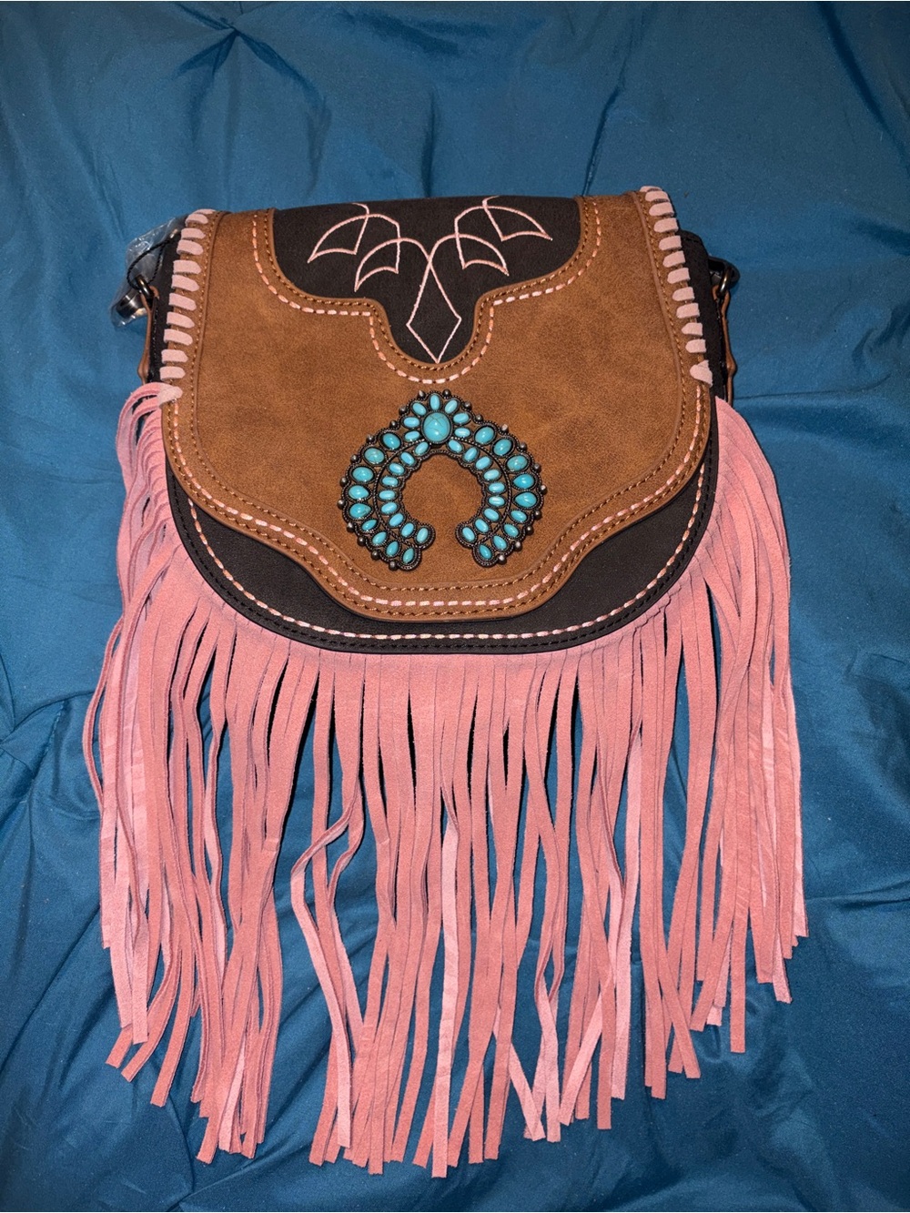 Montana West Boho Fringe Crossbody Bag - Picture 2 of 7